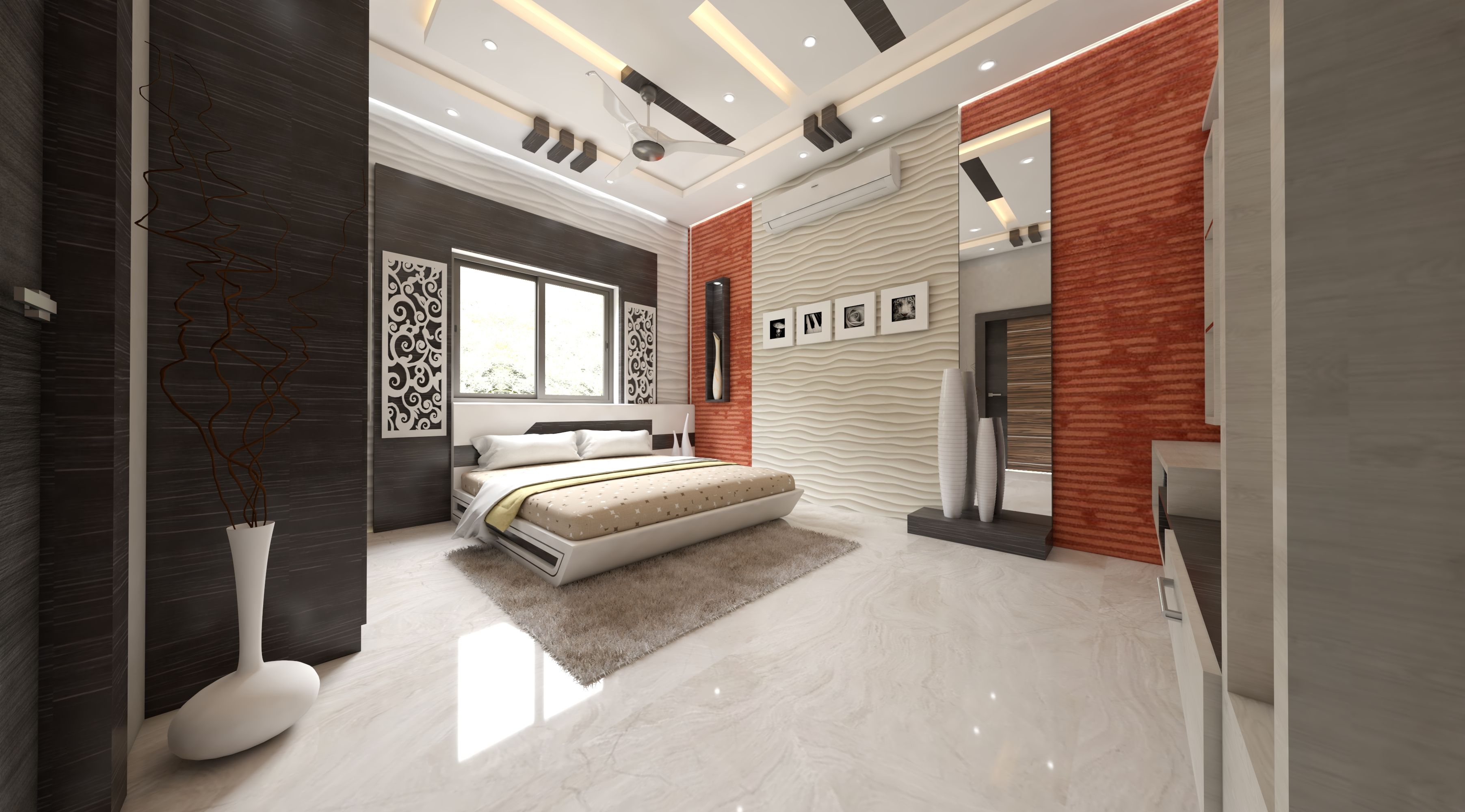 Bedroom interior design by Baroda Interiors