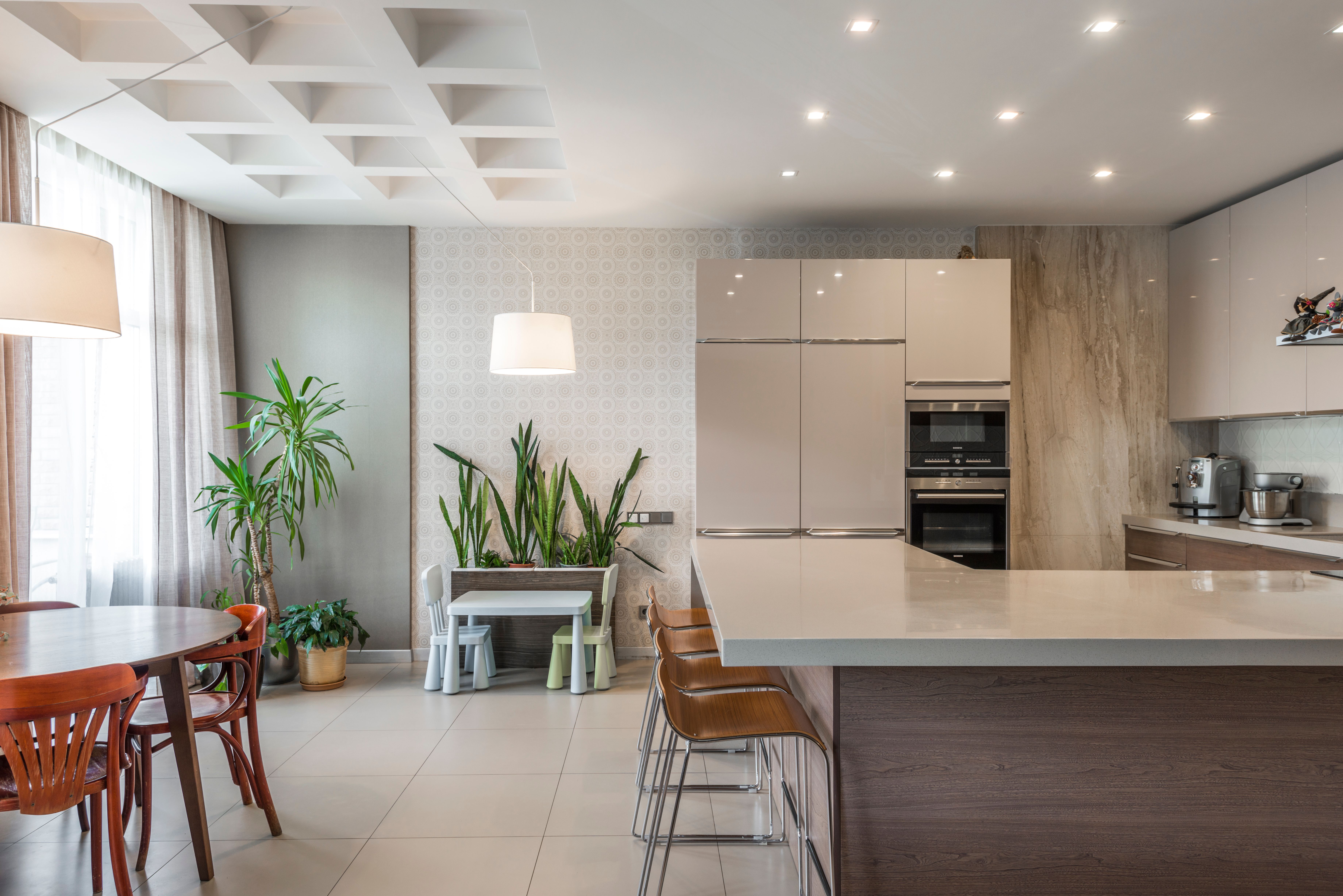 Dining area interior design by Baroda Interiors